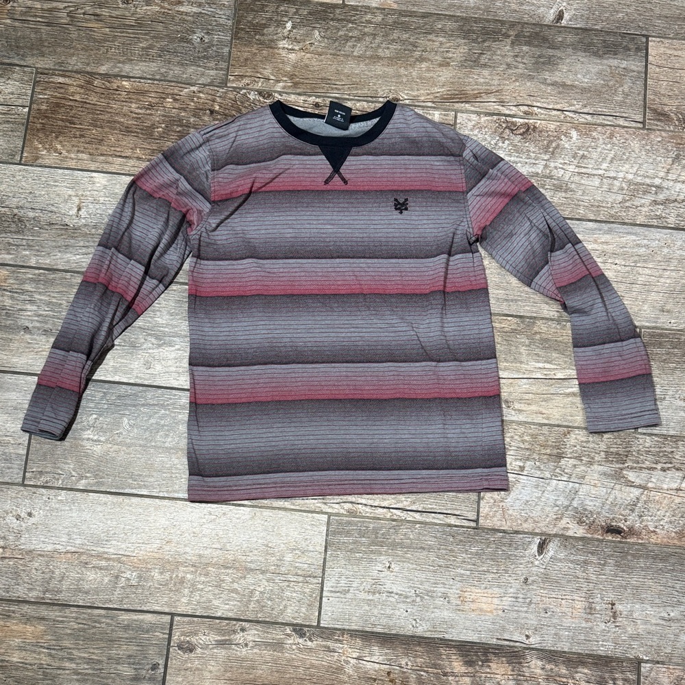 Zoo York Black and Red Striped Shirt